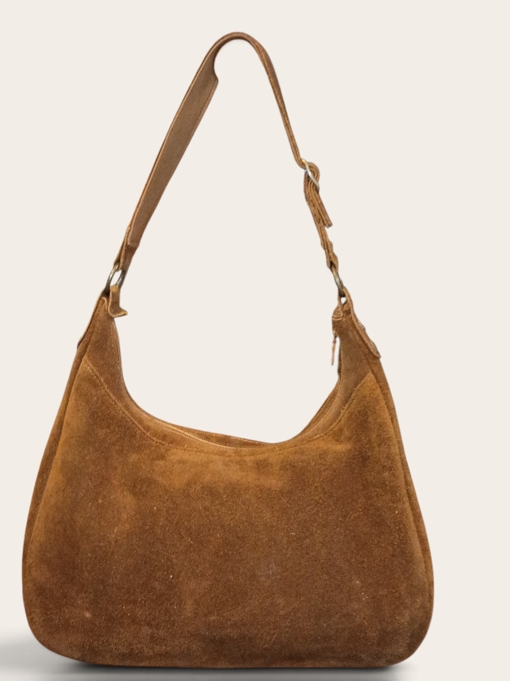 Minnetonka Brown Suede Fringe Hobo Bag - Picture 3 of 9